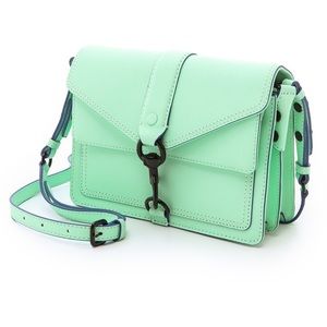 Rebecca Minkoff Hudson Moto Mini Winter Mint